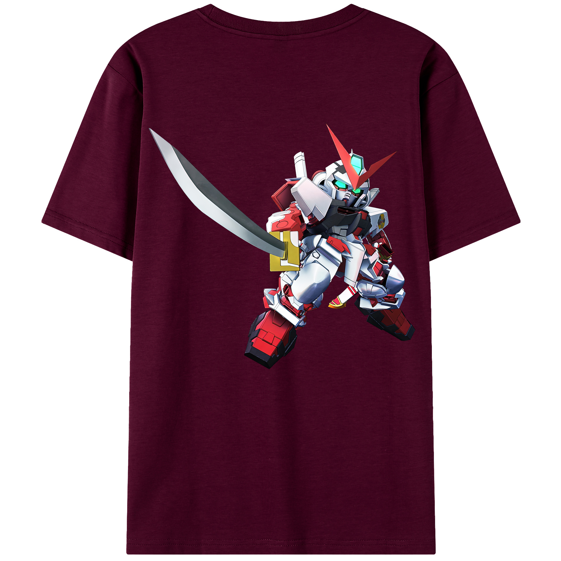 （画像用） 機動戦士ガンダム Mobile Suit Gundam レディース半袖Tシャツ(バックプリント)